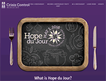 Tablet Screenshot of hopedujour.org
